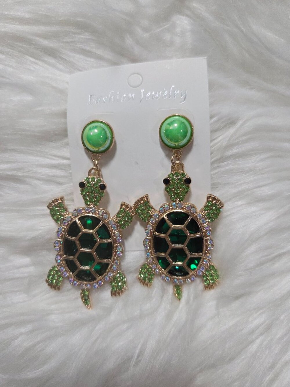 Turtle Design Earrings